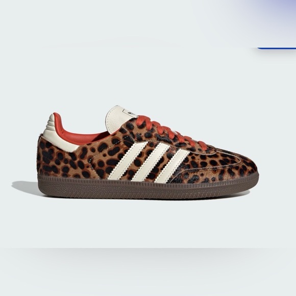 Adidas Samba OG Cheetah Print W8 - Picture 1 of 11